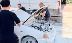 Van’da seyir halindeki araç alev aldı!