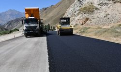 Van-Hakkari kara yolunda asfalt çalışmaları başladı!