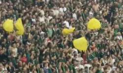 Kocaelispor-Amedspor maçında tribünde 'sarı torba' sallayanlara verilen ceza belli oldu!