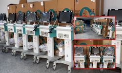 Van Eğitim ve Araştırma Hastanesi’ne 20 yeni ventilatör kazandırıldı