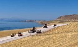 Van Gölü kıyısında 30 kilometrelik dev çalışma!