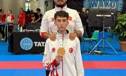 Vanlı Kickbokscu Muhammed Taha Borak Dünya üçüncüsü!