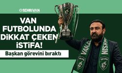Van futbolunda dikkat çeken istifa! Başkan görevini bıraktı