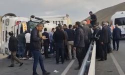 Van’da kontrolden çıkan tır devrildi: Tır şoförü yaralandı!