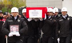 Van’da şehit olan polis memuru Ankara’da son yolculuğuna uğurlandı