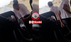 Van yolcu otobüsünde kazaya davetiye çıkaran görüntüler!