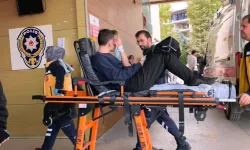 Motosikletini tamir eden gencin parmağı koptu!
