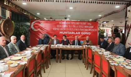 Başkan Akman: "Muhtarlarımız, demokrasinin ve sistemin vazgeçilmez yapı taşıdır"