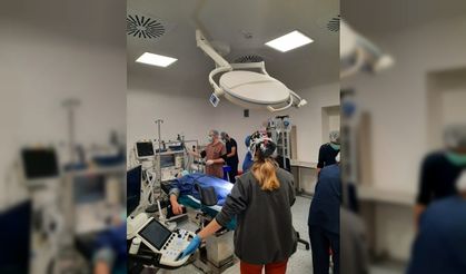Van Çaldıran Hastanesi'nde ilk ameliyat yapıldı!