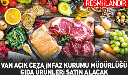 VAN CEZA İNFAZ KURUMU GIDA ÜRÜNLERİ SATIN ALACAK