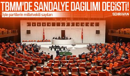 Mecliste siyasi partilerin Milletvekili sayıları değişti: İşte yeni sandalye dağılımı