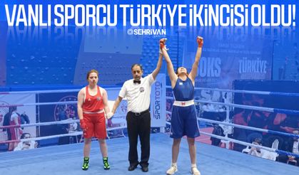 Vanlı sporcu Türkiye ikincisi oldu!