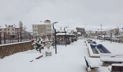 Van’a kış geri geldi, kent beyaza büründü! İşte Van’dan kar manzaraları…