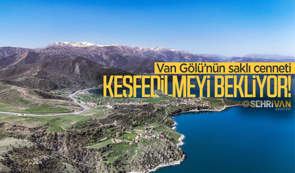 Van Gölü’nün saklı cenneti keşfedilmeyi bekliyor!