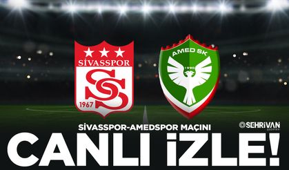 Sivasspor-Amedspor maçını canlı izle!