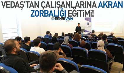 VEDAŞ’tan çalışanlarına akran zorbalığı eğitimi!