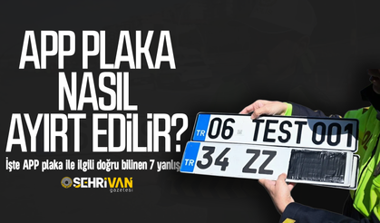 APP plaka nedir, nasıl anlaşılır? Şoförler Odası açıkladı!