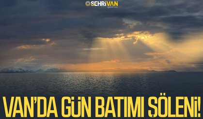 Van Gölü’nde gökyüzü yarıldı, ışık sel oldu! İşte o büyüleyici anlar