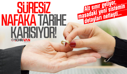 Süresiz nafaka tarih oluyor: Yeni nafaka sisteminin detayları netleşti!