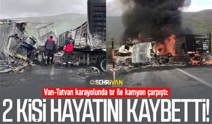 Van-Tatvan karayolundaki korkunç kazada can pazarı!
