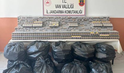 Van'da iki ilçede dev operasyon: 42 bin paket kaçak sigara ele geçirildi!