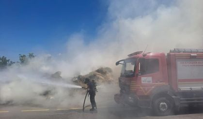 Van’da çıkan yangında göz gözü görmedi!