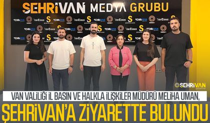Basın ve Halkla İlişkiler Müdürü Meliha Uman’dan Şehrivan’a ziyaret!