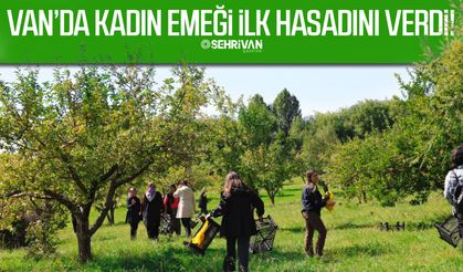 Van’da kadın emeği ilk hasadını verdi!