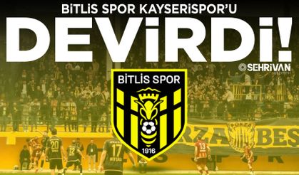 Bitlis Spor Kayserispor’u devirdi!