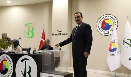 Van Ticaret Borsası’nda seçim tamamlandı: Nayif Süer yeniden başkan