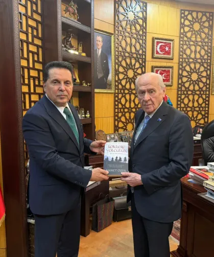 Vanlı Ahmet Özer, Devlet Bahçeli'yi ziyaret etti!