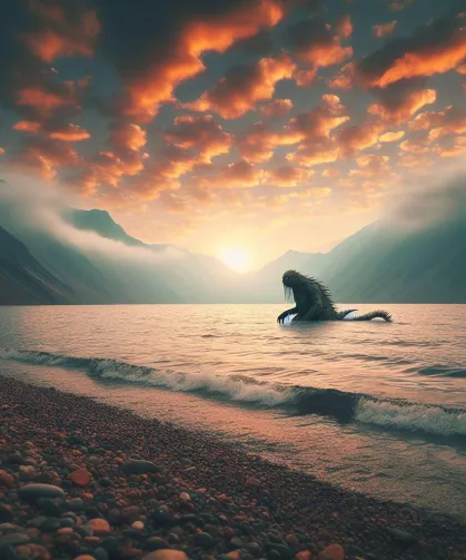 Van Gölü Canavarı dünyayı kurtardı!