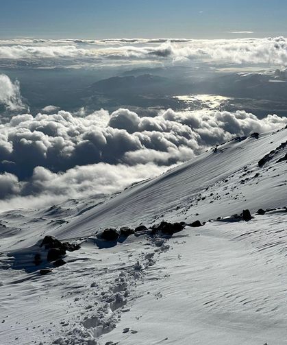 Vanlı dağcıdan ilk solo zirvesi!