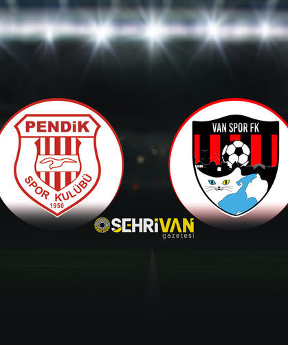 Pendikspor-Vanspor maçının ilk 11’leri belli oldu! Vanspor’da sürpriz ilk 11…