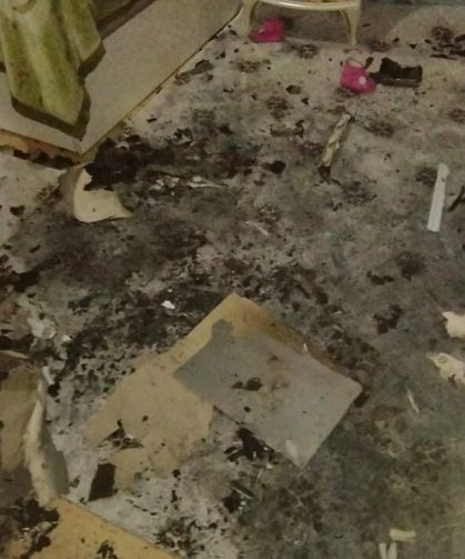 Van'da bir evde çıkan yangın evi kulanılamaz hale getirdi!