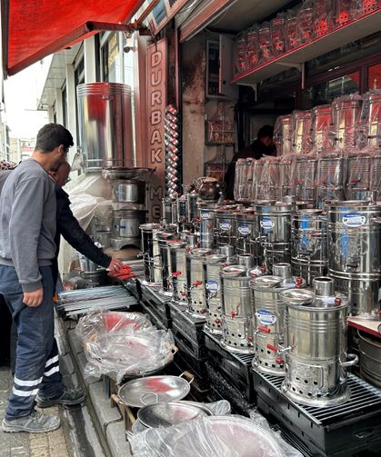 Van'da kış uzadı, mangal ve semaver sezonunu gecikti!