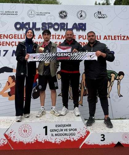 Vanlı sporcu Türkiye birincisi oldu