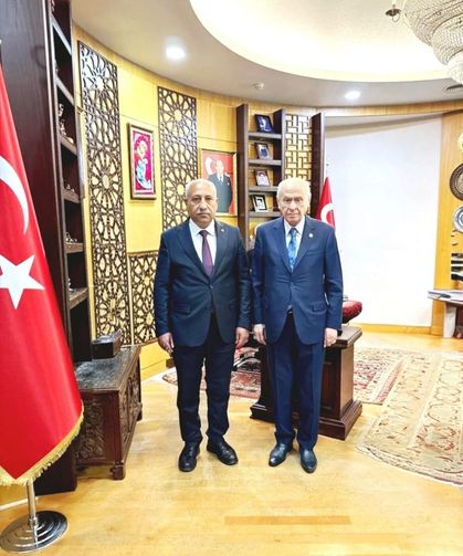 Başkan Güngöralp, MHP Lideri Bahçeli’yi makamında ziyaret etti