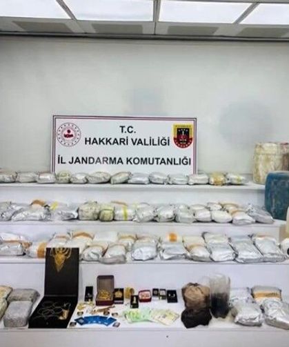 Hakkari’de kilolarca uyuşturucu madde ele geçirildi!