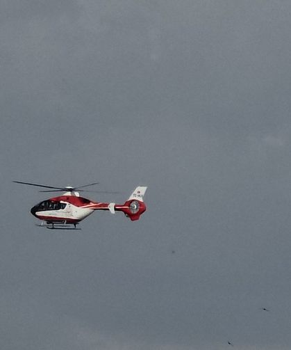 Van’da kalp krizi geçiren hasta için helikopter ambulans havalandı