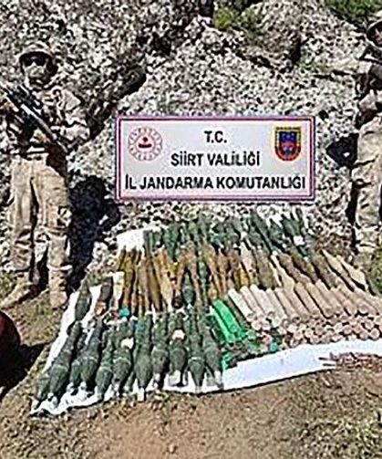 Van’da binlerce silah ve mühimmatın bulunduğu mağara imha edildi!