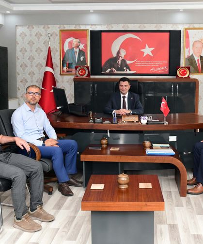 Kaymakam Abdullah Sarı’dan İlçe Millî Eğitim Müdürlüğüne ziyaret