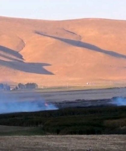 Van’da birçok kuş türüne ev sahipliği yapan sazlıkta korkutan yangın!