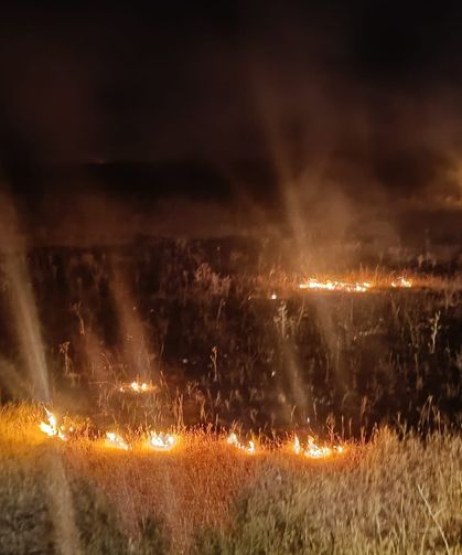 Van’da gece yarısı korkutan yangın!