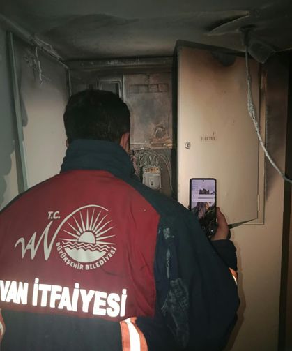 Van’da bir otelde yangın çıktı!