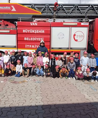 Van itfaiye haftası kutlandı!
