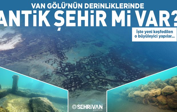 Van Gölü'nün derinliklerinde antik şehir mi var? İşte yeni keşfedilen o büyüleyici yapılar…