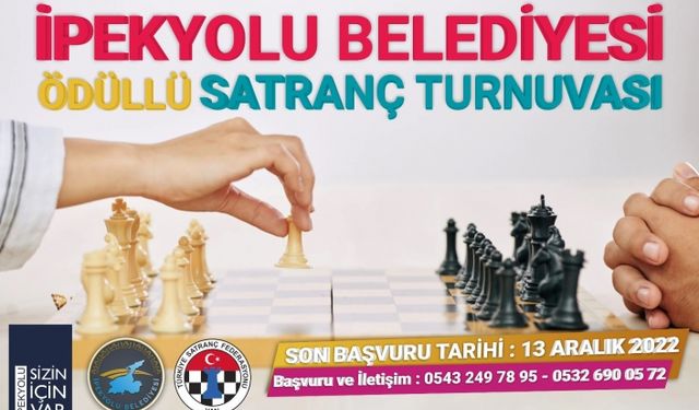Van İpekyolu'nda para ödüllü Satranç Turnuvası yapılacak! Başvurular başladı!
