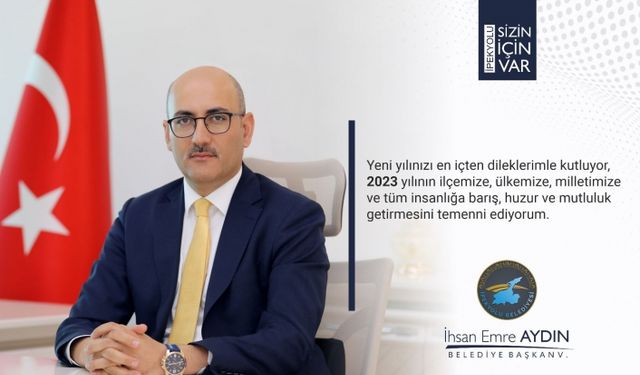 Başkan İhsan Emre Aydın’ın yeni yıl mesajı!