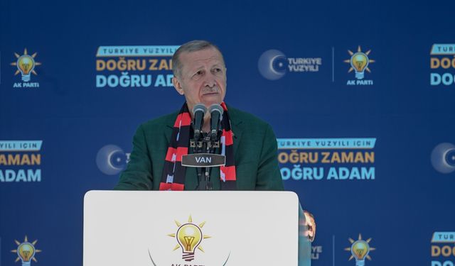 Cumhurbaşkanı Erdoğan Van'da konuştu: Van’ın susuzluğunu biz giderdik!